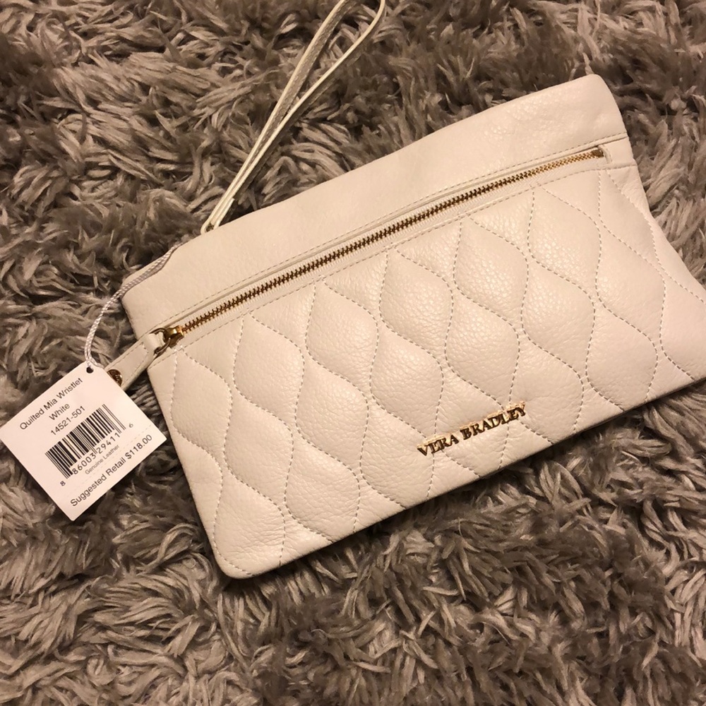 Vera Bradley Quilted Mia wristlet